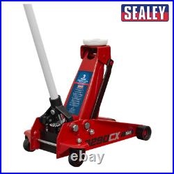Sealey 3290CX Standard Chassis Trolley Jack 3 Tonne Compact Hydraulic Heavy Duty