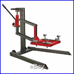 Sealey Single Post Motorcycle/Bike Garage Lift/Lifting 450kg Capacity MCL500