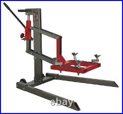 Sealey Single Post Motorcycle Lift 450kg Capacity MCL500