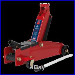 Sealey Tools Trolley Jack 3 Tonne Long Chassis Heavy Duty