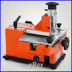 Semi-Automatic Sheet Embosser Nameplate Metal Stamping Printer Mark Machine 4mm