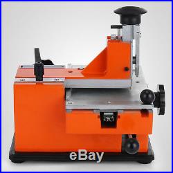 Semi-Automatic Sheet Embosser Nameplate Metal Stamping Printer Mark Machine 4mm