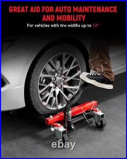 Set of 4 Heavy Duty Hydraulic Wheel Dolly Tire Jack Lift Car Positioning 6000LBS