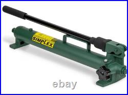 Simplex P41 Heavy Duty Hand Pump, Single Speed, 45 cu in Oil Capacity, Hydraulic