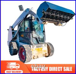 Skid Steer Attachments72 Heavy Duty Hydraulic Rotary Tiller Cultivator US Stock