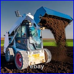 Skid Steer Attachments72 Heavy Duty Hydraulic Rotary Tiller Cultivator US Stock