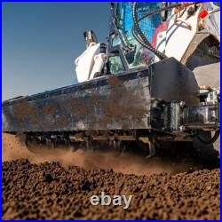 Skid Steer Attachments72 Heavy Duty Hydraulic Rotary Tiller Cultivator US Stock
