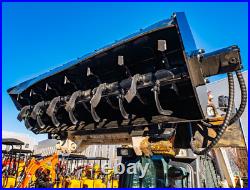 Skid Steer Attachments72 Heavy Duty Hydraulic Rotary Tiller Cultivator US Stock