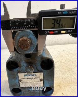 Sperry Vickers Unloading Valve Heavy Duty Hydraulic Replacement 130884