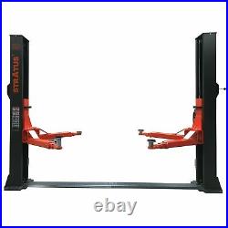 Stratus 2 Post Extra Wide Floor Plate 14000 lbs Single Manual Release Car Lift
