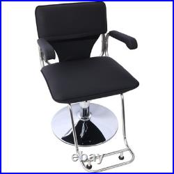 Stylish Stainless Steel Heavy Duty Hydraulic Barber Chair WithCape Salon Chair