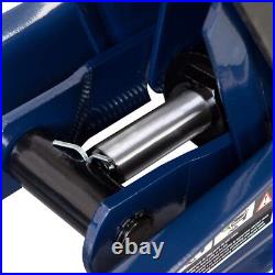 TCE 3 Ton Low Profile Floor Jack, Heavy Duty Hydraulic Steel Service Jack, Blue