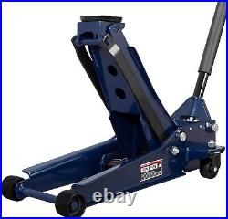 TCE 3 Ton Ultra Low Profile Floor Jack Heavy Duty Hydraulic Steel 6,000 LBS Blue