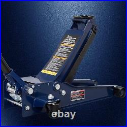 TCE Ultra Low Profile Floor Jack Heavy Duty Hydraulic Steel Jack 3 Ton, Blue