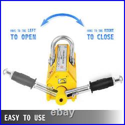 TOP 1000 KG Steel Magnetic Lifter Heavy Duty Crane Hoist Lifting Magnet 2200lb