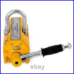 TOP 1000 KG Steel Magnetic Lifter Heavy Duty Crane Hoist Lifting Magnet 2200lb