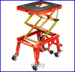 The VH 350 Lbs Heavy Duty Hydraulic Motorcycle Lift Table Foot Operated