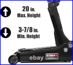 Torin 4Ton Ultra Low Profile Heavy Duty Hydraulic Steel Service jack, AT84007NB