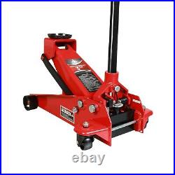 Torin Floor Jack 3 Ton Capacity Fast Lift Service Jack Steel Hydraulic Car Jack