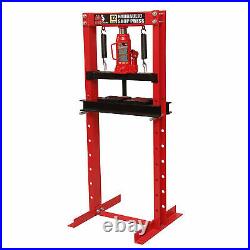 Torin T51201 12 Ton Steel Heavy Duty H Frame Automotive Hydraulic Shop Press