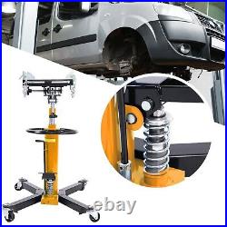 Transmission Jack 1660 LBS, Heavy-Duty Hydraulic Lift with 360° Swivel Hoist