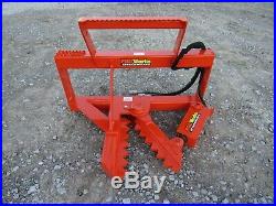 Tree and Post Puller Attachment Hydraulic Heavy Duty Fits Skid Steer Loader