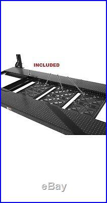 Triumph 8,000 lbs. 4-Post Parking Lift Ramps Jack Tray 3 Drip Trays Caster Kit