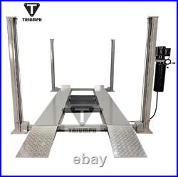 Triumph 8,000 lbs. 4-Post XLT Auto Truck Lift with Jack tray, Drip Trays, Casters