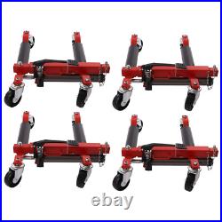 USA Pro Go Under Car Jack Lift Heavy Duty Hydraulic Car Dolly Set 4pc 1500LBS