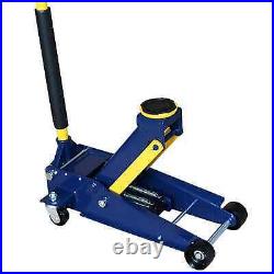 US 3 Ton Steel Heavy Duty Floor Jack with Rapid Pump Garage Shop Home Lifting