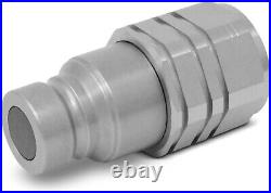 Universal 1/2 NPT Quick Disconnect Coupler Set for Heavy-Duty Hydraulic Systems