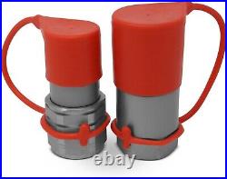 Universal 1/2 NPT Quick Disconnect Coupler Set for Heavy-Duty Hydraulic Systems