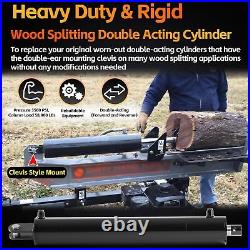 Universal 5x24 Hydraulic Cylinders Log Splitter Cylinder 3500PSI Heavy Duty