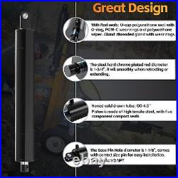 Universal Heavy Duty Log Splitter Hydraulic Cylinder 4x24 Stroke, Double Acting