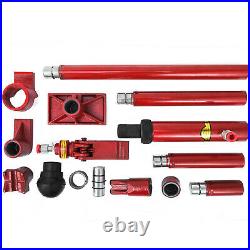 VEVOR 10 Ton Porta Power Hydraulic Jack Auto Body Frame Repair Kit Lift Ram