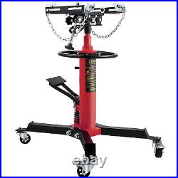 VEVOR 1100 LBS 2 Stage Hydraulic Transmission Jack with360°Swivel Wheel Lift Hoist