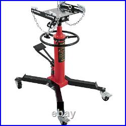 VEVOR 1100 LBS 2 Stage Hydraulic Transmission Jack with360°Swivel Wheel Lift Hoist
