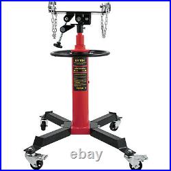 VEVOR 1100 LBS 2 Stage Hydraulic Transmission Jack with360°Swivel Wheel Lift Hoist