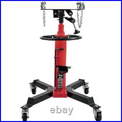 VEVOR 1100 LBS 2 Stage Hydraulic Transmission Jack with360°Swivel Wheel Lift Hoist