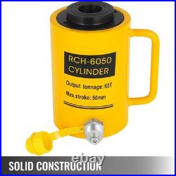 VEVOR 60 Ton 50mm / 4in Stroke Hollow Plunger Hydraulic Cylinder Jack