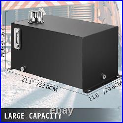 VEVOR Hydraulic Fluid Tank 10 Gal Fuel Tank Heavy Duty Hydraulic Steel Tank Rese