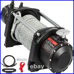VEVOR Hydraulic Winch, Anchor Winch 15000 lbs, Steel Cable Drive Winch for Towing