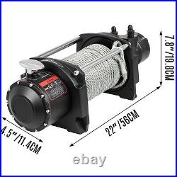 VEVOR Hydraulic Winch Anchor Winch 15000lbs Steel Cable Drive Winch for Towing