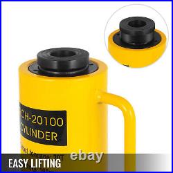 VEVOR RCH20100 20 Ton Hollow Hydraulic Cylinder Jack 4 100mm Working Stroke