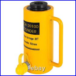 VEVOR RCH20100 20 Ton Hollow Hydraulic Cylinder Jack 4 100mm Working Stroke