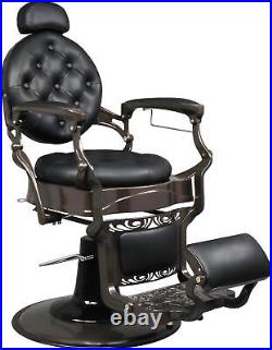 Vintage Barber Chair All Purpose Heavy Duty Hydraulic Recline Salon Beauty Chair