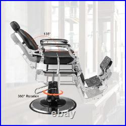 Vintage Barber Chair Salon Chair Hair Stylist Heavy Duty Hydraulic Pump Chair