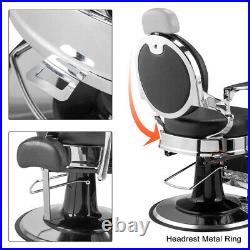 Vintage Barber Chair Salon Chair Hair Stylist Heavy Duty Hydraulic Pump Chair