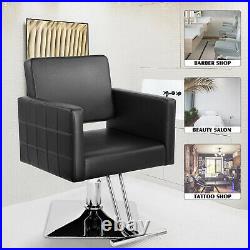 Vintage Heavy Duty All Purpose Hydraulic Barber Chair Beauty Salon Styling Black