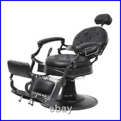 Vintage Heavy Duty Hydraulic Barber Chair All Purpose Recline Salon Beauty Chair